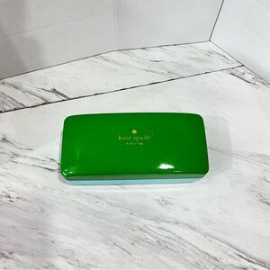 Kate Spade New York CASE ONLY Green/Teal Sunglasses Eyeglasses Case